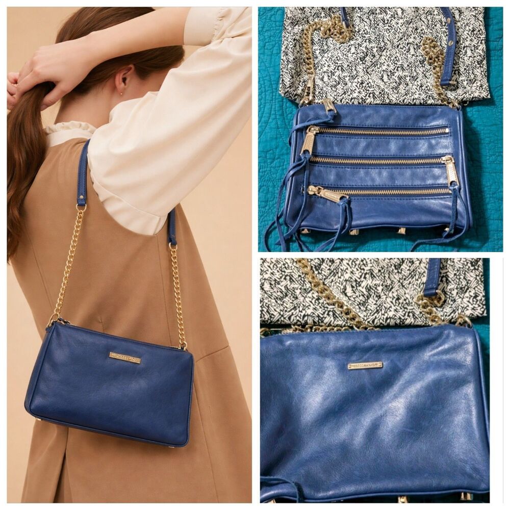 Rebecca Minkhoff Fringe Leather Purse/Handbag/Pocketbook  Peacock With Dust Bag